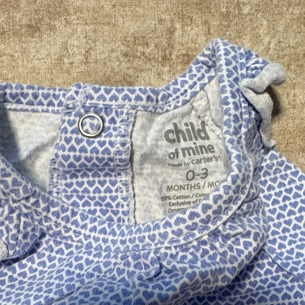 Carter's Blue Heart Baby Dress